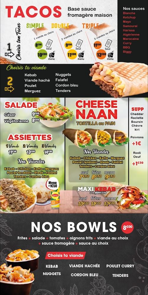 Le Palmier oriental - Menu Image 1